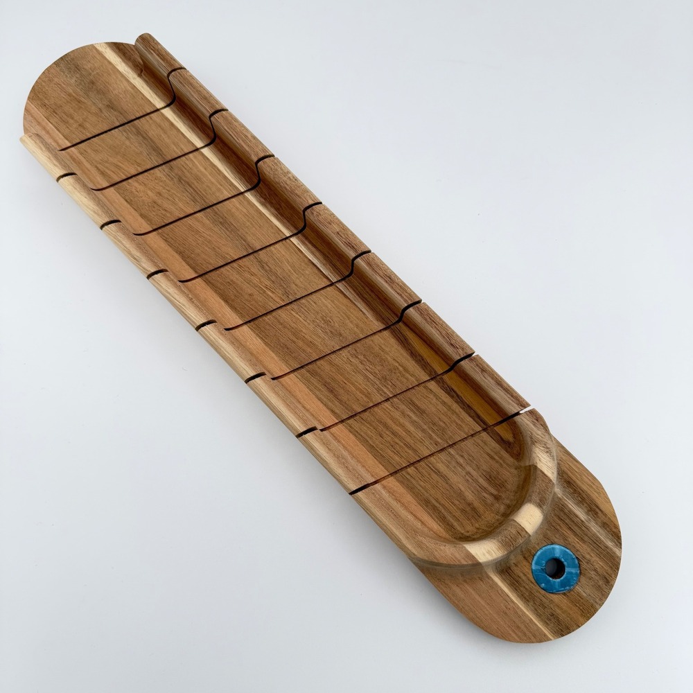 Short Stories Acacia Wood Baguette Board Bread Serving Tray 17"‎